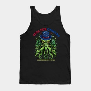 Vote for Cthulhu President 2024 Election Tank Top